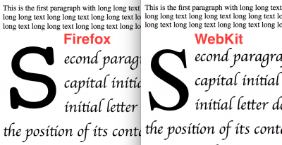 Initial-letter does not respect font on Webkit.png