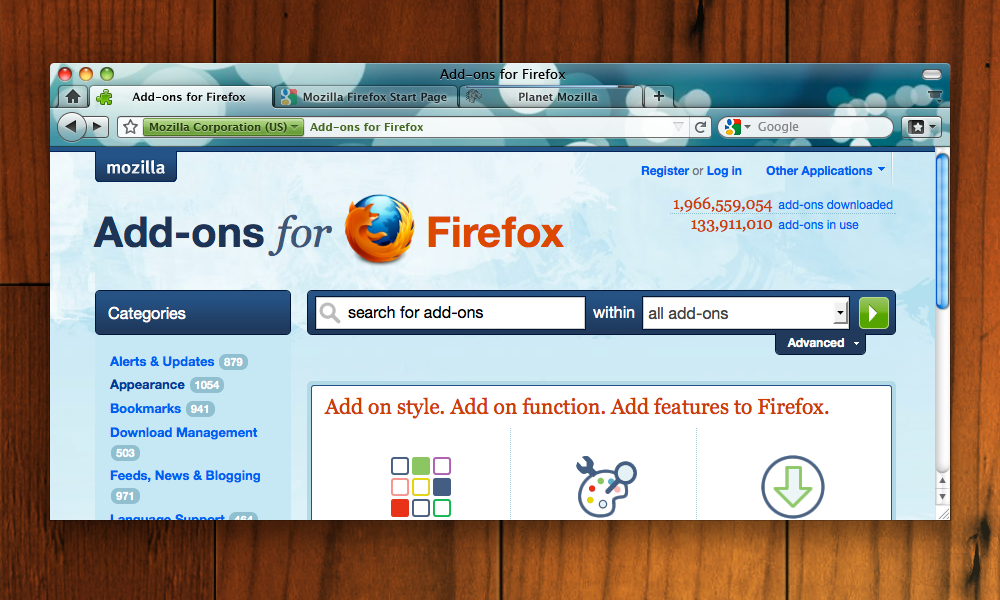 firefox for mac with new os