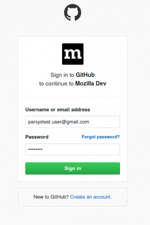 Mozillians - add github credentials.png