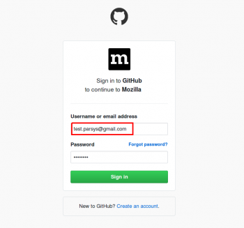 Mozillians - login with github to upgrade account.png